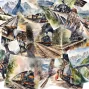 Preview: LaCreativ - Designpapier "Eisenbahnromantik" Paper Pack 6x6" - 24 Bogen